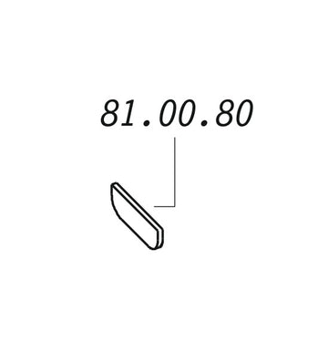 Omer 81.00.80 Blade Guide Back Nose Similar to 1015342